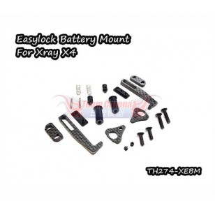 Vigor Easylock Battery Mount for Xray X4 TH274-XEBM